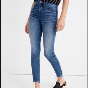 Madewell 9” high-rise skinny jeans size 28